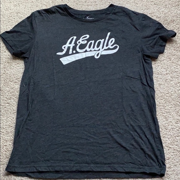 American Eagle Mens Wordmark T-Shirt - Picture 1 of 3